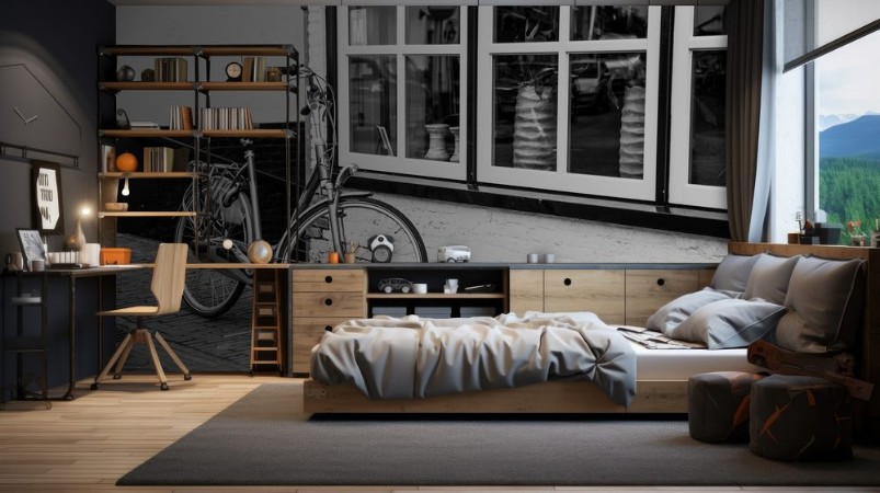 Image de Cykel i svartvitt