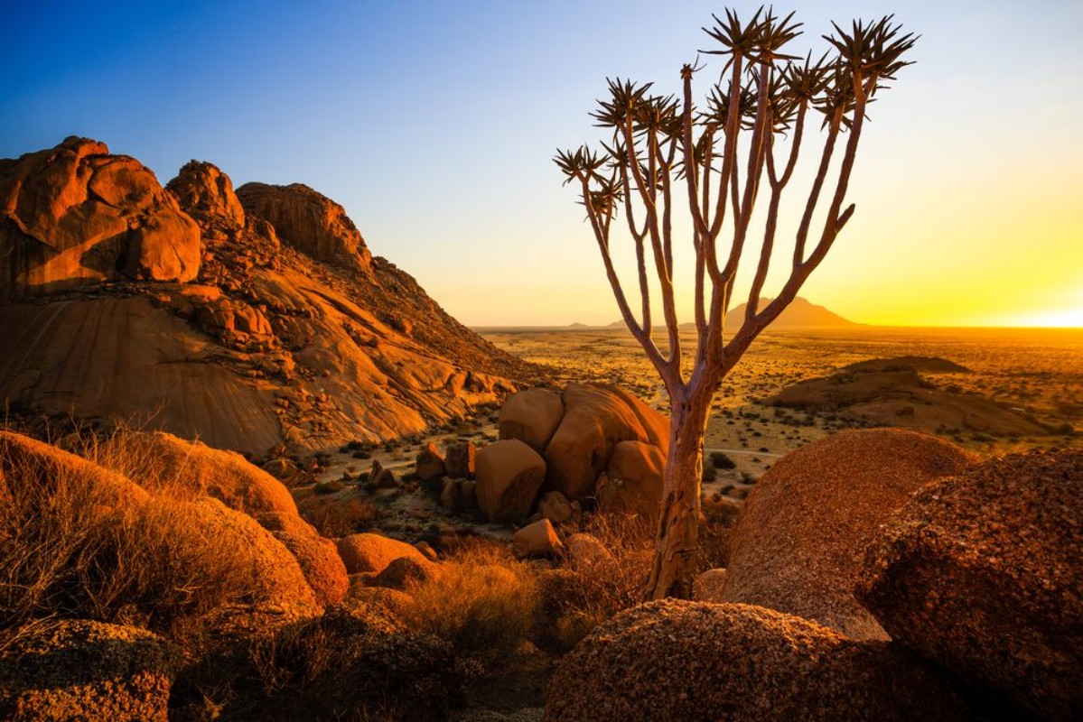 Image de Group of bald granite peaks - Spitzkoppe Damaraland Namibia