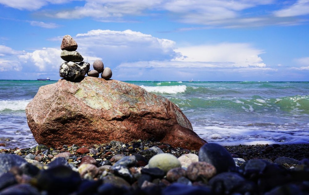 Picture of Steinmnnchen am Ostseestrand