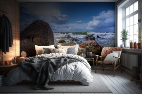 Image de Die Kste des Greifswalder Boddens bei Sonnenschein   Deutschland 