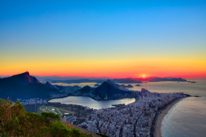 Pilt Sunrise in Rio de Janeiro Brazil