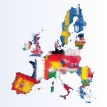Polygonal Eu map paveikslėlis