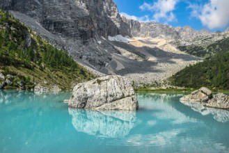 Pilt Sorapis Lake Dolomites Italy