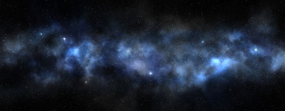 Picture of Bright milky way in a black sky