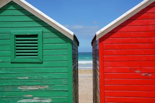 Afbeeldingen van Fish Hoek beach huts