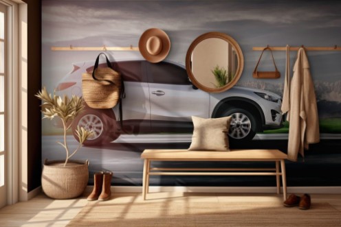 Afbeeldingen van Car at sunset