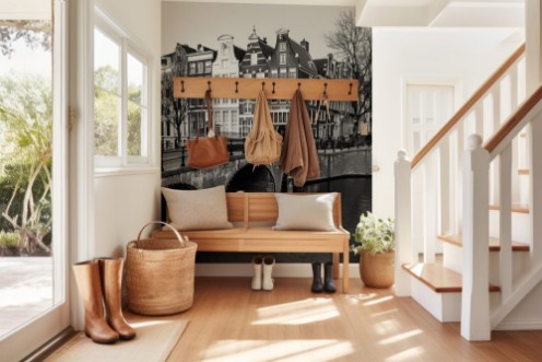 Picture of Amsterdam Netherlands canals and bridges