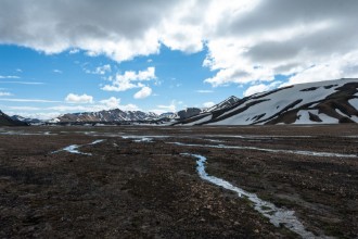 Picture of Panorama view of Iceland mountains Landmannalaugar