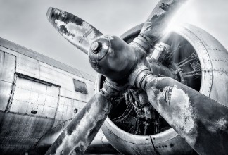 Imagen de Engine of an aircraft