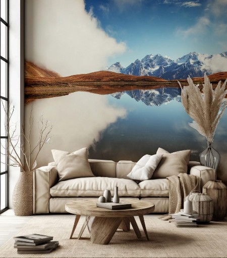 Picture of Koruldi mountain lake Upper Svaneti Georgia Europe Caucasus 