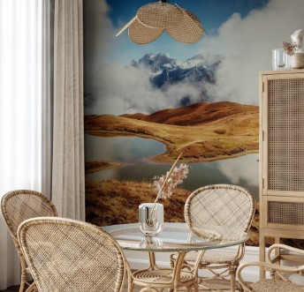 Image de The picturesque landscape in the mountains Upper Svaneti Georg