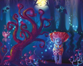 Image de Dark Magic Enchanted Forest Template