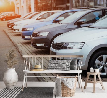 Afbeeldingen van Cars in parking lot