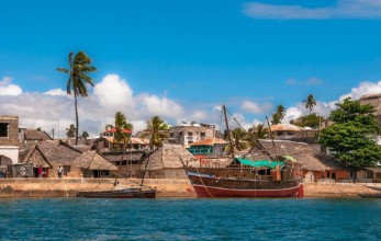 Picture of Lamu old town waterfront Kenya UNESCO World Heritage site
