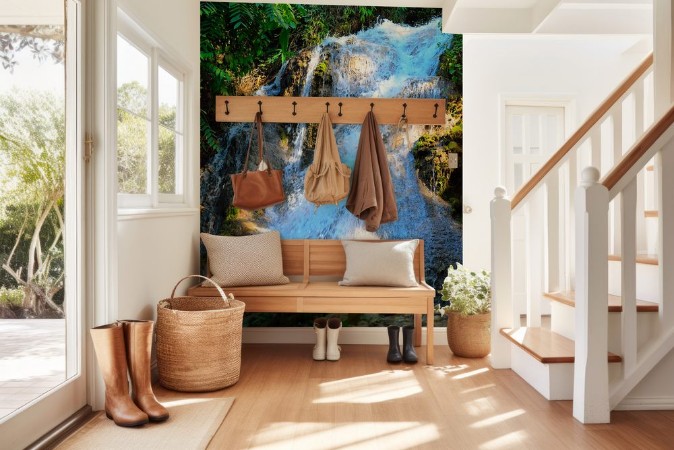 Picture of Tan tong waterfall  phrae  thailand