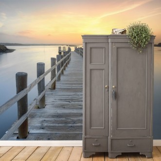 Afbeeldingen van Morning sunrise over the dock