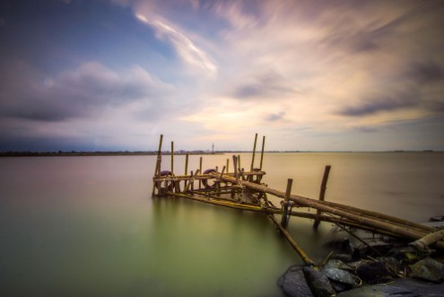 Afbeeldingen van The bamboo bridge