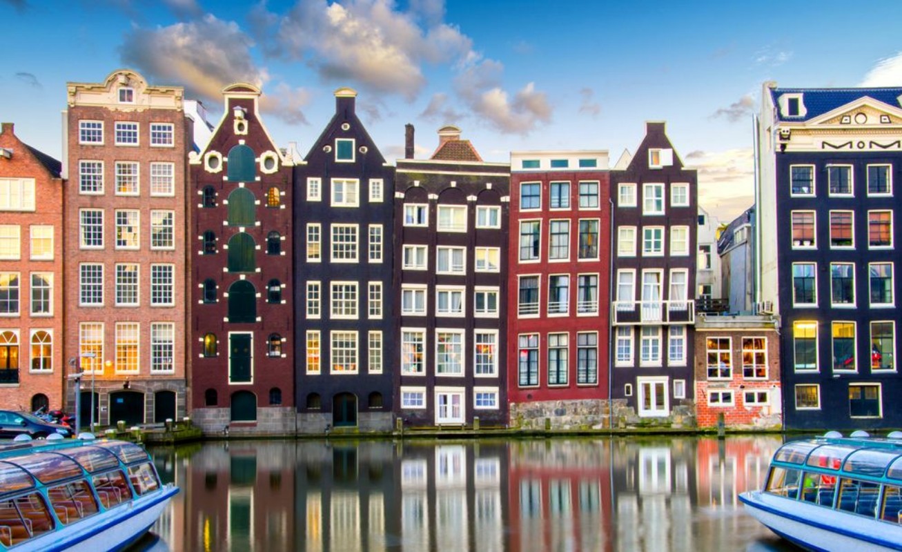 Image de Amsterdam colorée