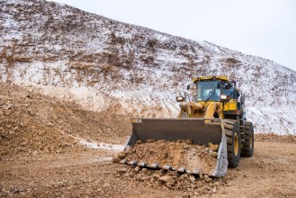 Image de Gold mining at an open pit