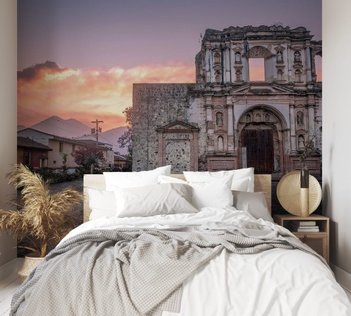 Afbeeldingen van El Fuego Sunset in Antigua Guatemala