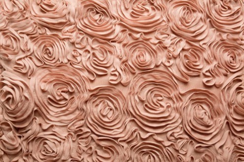 Picture of Background of  lace fabric beautifully decorated with flowers