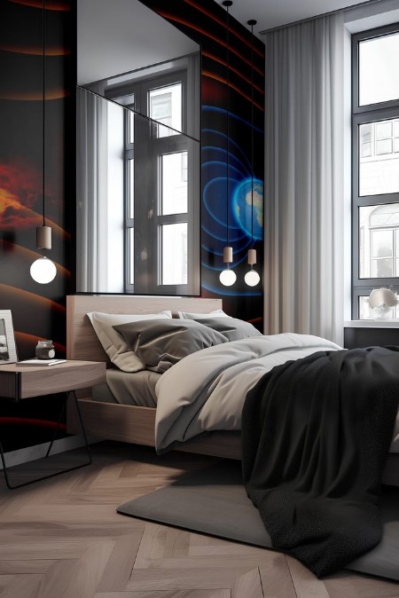 Afbeeldingen van Campo magnetico terrestre Terra vento solare flusso di particelle sole