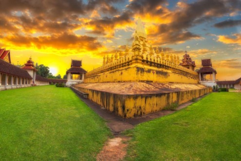 Bild von Pha That Luang Temple Vientiane Laos
