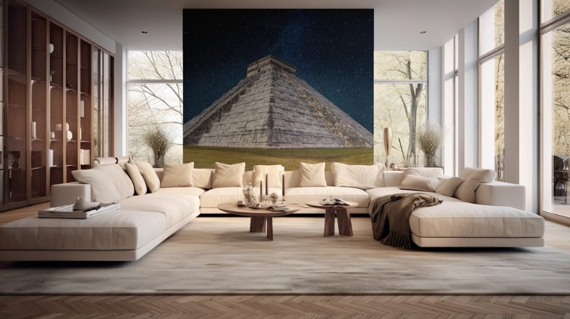 Afbeeldingen van Pyramid in Chichen Itza Tulum Cancun Yucatan Mexico