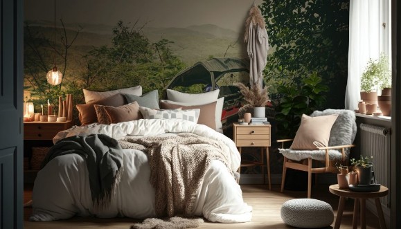 Afbeeldingen van Extreme ride on ATV buggies jeeps Journey through the jungle Extreme quad biking dune buggy Jeep in the jungle forest  ATV UTV  in motion  toned image