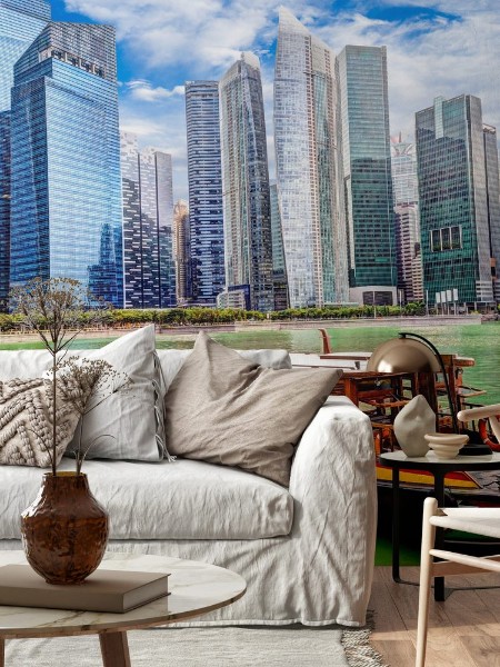 Afbeeldingen van Singapore Business District on the Marina Bay