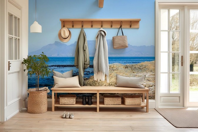 Bild på View of Table Mountain from Robben Island