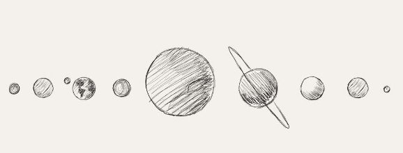 Obrázek Solar system planets
