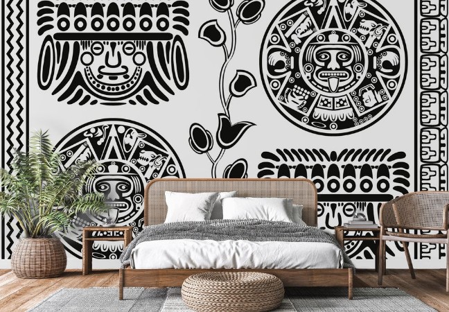 Afbeeldingen van Set of ancient American ornaments