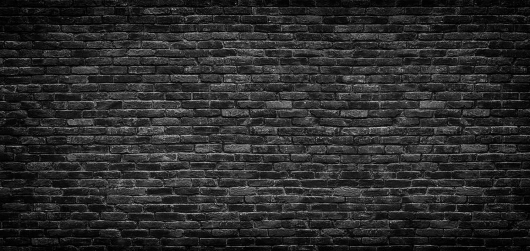 Bild på Black brick wall texture brick surface as background