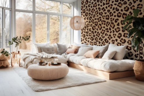 Picture of Seamless animal leopard pattern vector