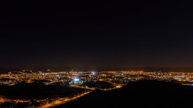 Picture of Windhoek bei Nacht Blick Richtung Sden