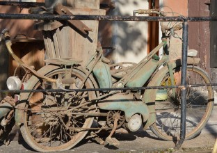 Bild von Altes Moped