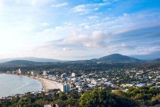 Afbeeldingen van Piriapolis Town in the Uruguay Coast Maldonado province