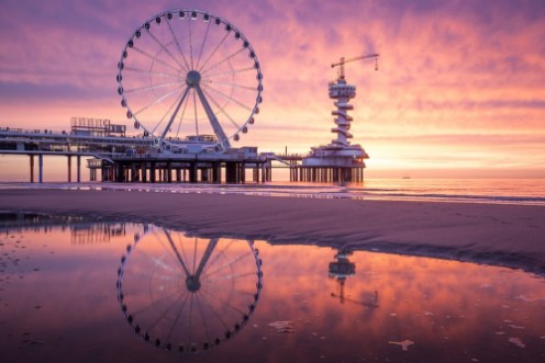 Picture of Pier monument Scheveningen Netherlands