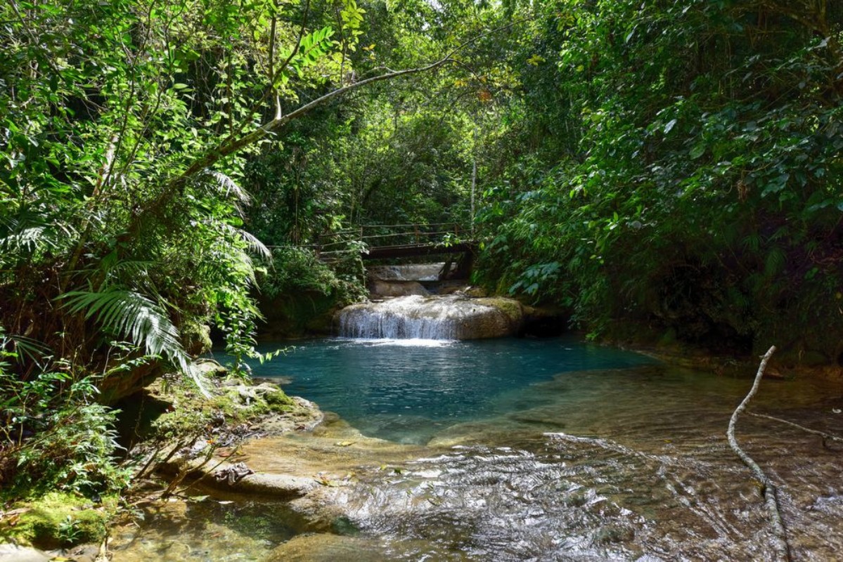 Afbeeldingen van El Nicho Waterfalls in Cuba