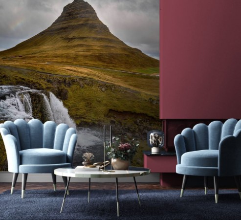 Picture of Kirkjufellsfoss waterfall in Iceland