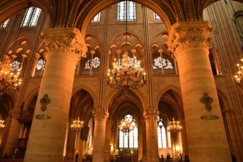 Picture of Votes gothiques de Notre-Dame-de-Paris France