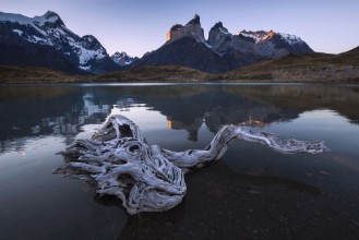 Picture of Pehoe lake Torres del Paine National Park Chile