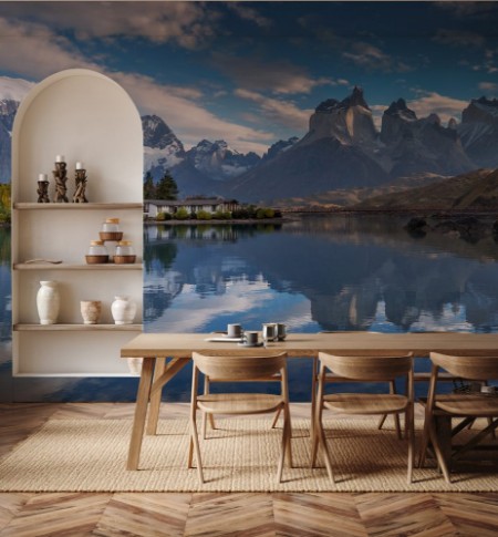 Picture of Pehoe lake Torres del Paine National Park Chile