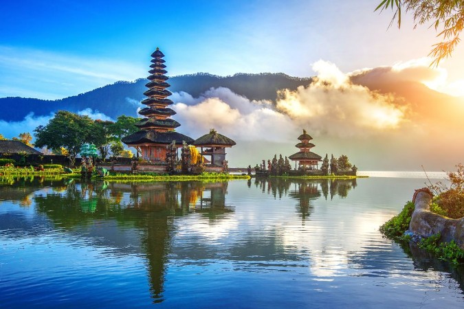 Afbeeldingen van Tempel på Bali Indonesien