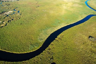 Afbeeldingen van Okavango Delta Aerial View