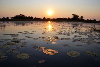 Image de Lac au Botswana