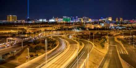 Afbeeldingen van Las Vegas Skyline from McCarran International Airport