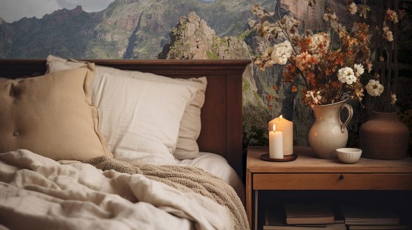 Afbeeldingen van Paisaje montaoso en el interior de la Isla de Madeira Portugal 