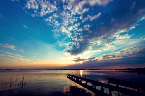 Picture of Sunset at the lake
